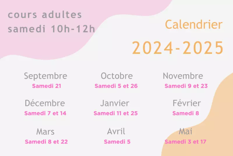 KAV-Calendrier J'peux pas j'ai couture adultes Samedi 24-25